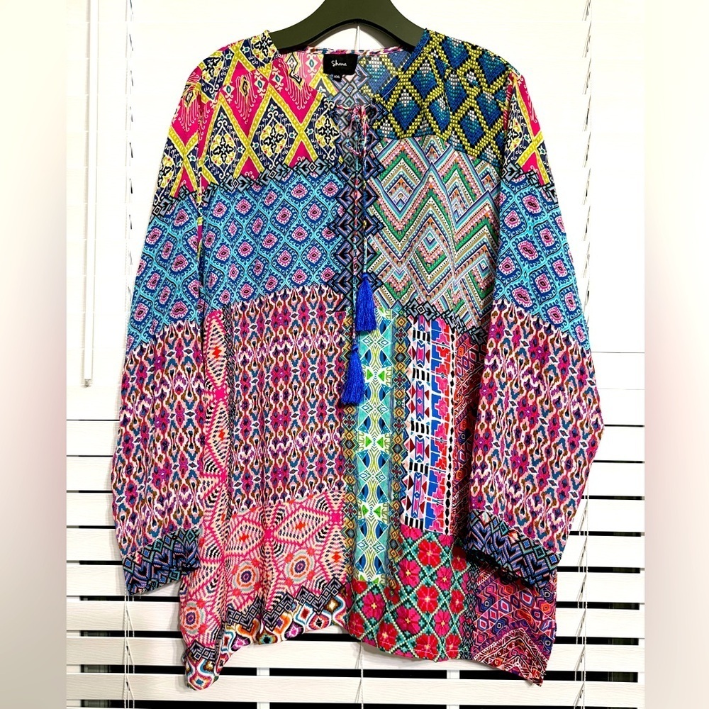 Shana 100% Viscose Silk Top Size XXL
